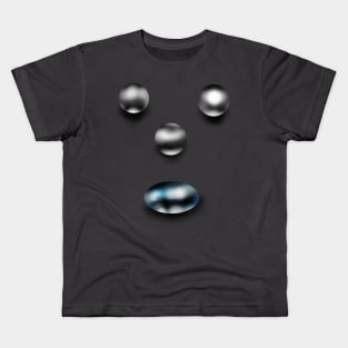 Droplets Face Kids T-Shirt